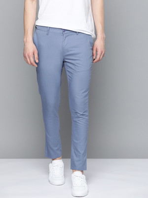Mast & Harbour Regular Fit Men Blue Trousers