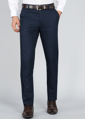 PETER ENGLAND Regular Fit Men Blue Trousers