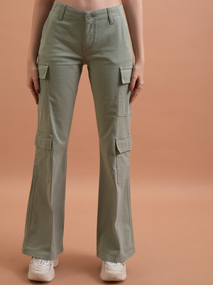 Tokyo Talkies Women Green Trousers