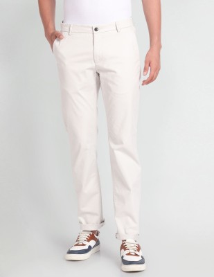 Arrow Sport Regular Fit Men White Trousers