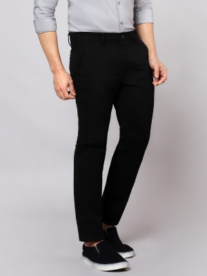 BEYOUNG Regular Fit Men Black Trousers