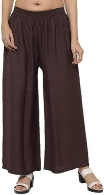 junaid fashion Relaxed Women Brown Trousers