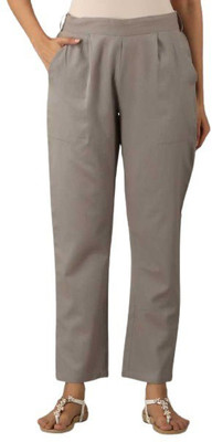 Dexus Regular Fit Women Grey Trousers