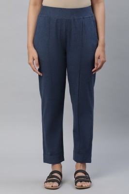 Aurelia Regular Fit Women Blue Trousers