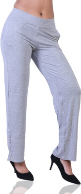 Laasa Sports Regular Fit Women Grey Trousers