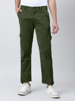 Bene Kleed Relaxed Men Green Trousers