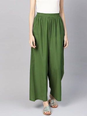 GOGGIAN Regular Fit Women Green Trousers