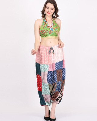 Tafsir Regular Fit Women Multicolor Trousers