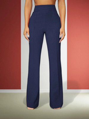 nitafashion Comfort Fit, Regular Fit Women Blue Trousers