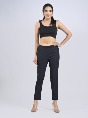 SUHANI CREATION Regular Fit Women Black Trousers