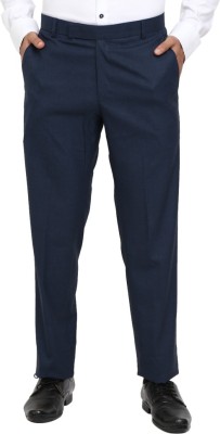 V-MART Slim Fit Men Blue Trousers