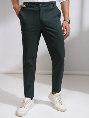 HIGHLANDER Tapered Men Blue Trousers