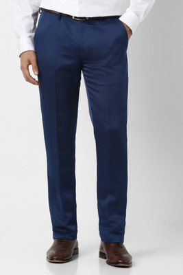 V DOT BY VAN HEUSEN Regular Fit Men Blue Trousers
