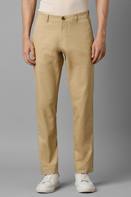 LOUIS PHILIPPE Slim Fit Men Khaki Trousers