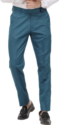 Kundan Regular Fit Men Dark Blue Trousers