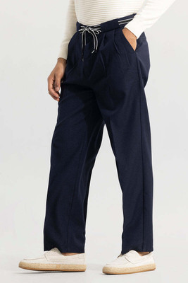 Snitch Relaxed Men Dark Blue Trousers