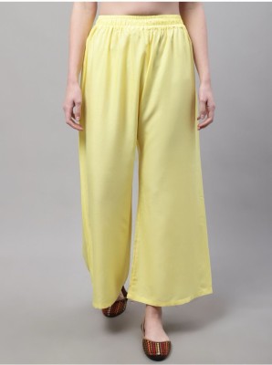 Aartej Regular Fit, Relaxed Women Yellow Trousers