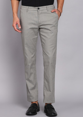 Arrow Sport Slim Fit Men Grey Trousers