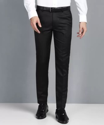 Blends Trendz Slim Fit Men Black Trousers