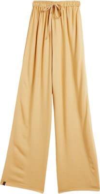 The Pajama Factory Regular Fit Girls Beige Trousers