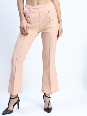 Tokyo Talkies Regular Fit Women Pink Trousers