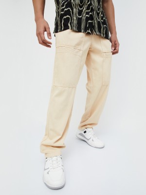 FORCA Regular Fit Men Beige Trousers