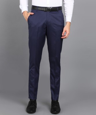 PROVOGUE Slim Fit Men Blue Trousers