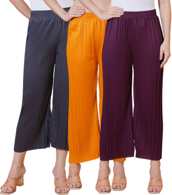 Kintu Parantu Regular Fit Women Multicolor Trousers