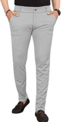 AARATI ENTERPRISE Regular Fit Men Grey Trousers