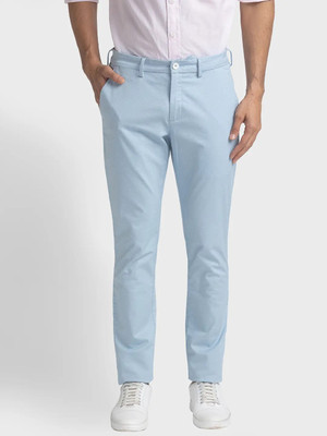 COLORPLUS Regular Fit Men Blue Trousers