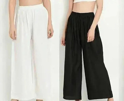 SRP COLLECTION Regular Fit Women White, Black Trousers