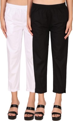 Nael Fashion Regular Fit Women Black Trousers