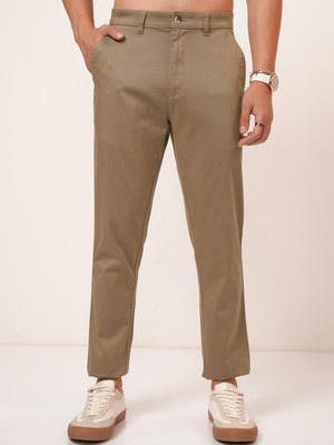 HIGHLANDER Tapered Men Khaki Trousers
