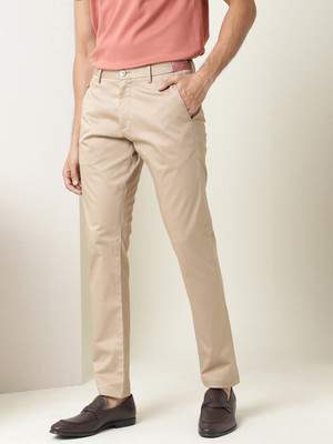 RARE RABBIT Slim Fit Men Beige Trousers