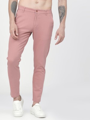 HIGHLANDER Slim Fit Men Pink Trousers