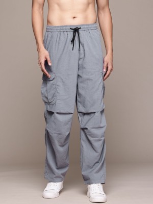 Roadster Loose Fit Men Grey Trousers