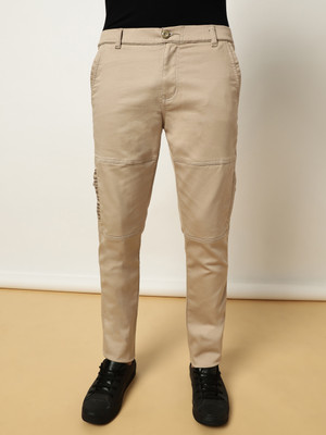 bEEVEE Regular Fit Men Beige Trousers