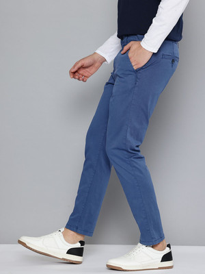 AEROPOSTALE Slim Fit Men Blue Trousers