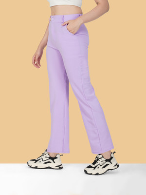 GREEN-SHADE Regular Fit Women Multicolor Trousers