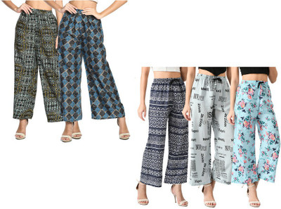 KAVYA Regular Fit Women Multicolor Trousers