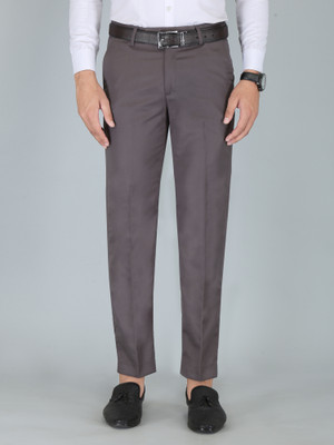 Klubstyle Regular Fit Men Grey Trousers