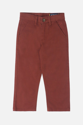 Allen Solly Slim Fit Boys Brown Trousers