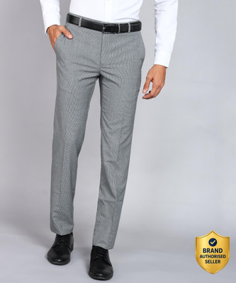 Raymond Slim Fit Men Grey Trousers