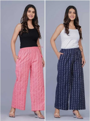 LOOPUP Regular Fit Women Multicolor Trousers