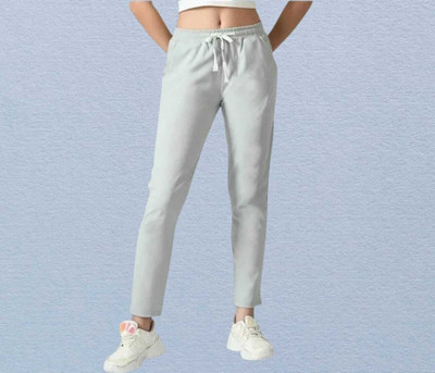 Royal-E-Kashmir Regular Fit Women Grey Trousers