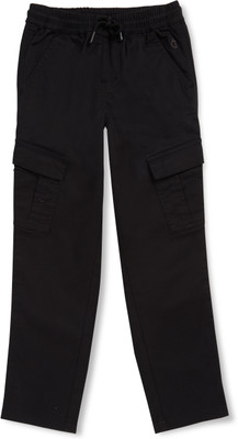 GINI & JONY Regular Fit Boys Black Trousers