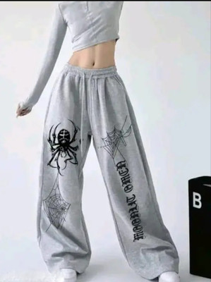 Subhash Collectiion Loose Fit Women Grey Trousers