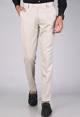 Aro Regular Fit Men Black Trousers