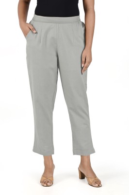 skytick Tapered Women Grey Trousers