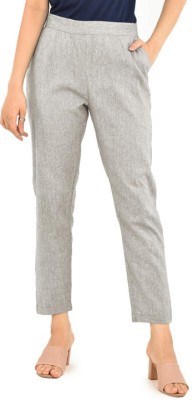 QuaClo Regular Fit Women Grey Trousers